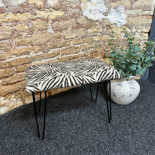 Zebra High Stool