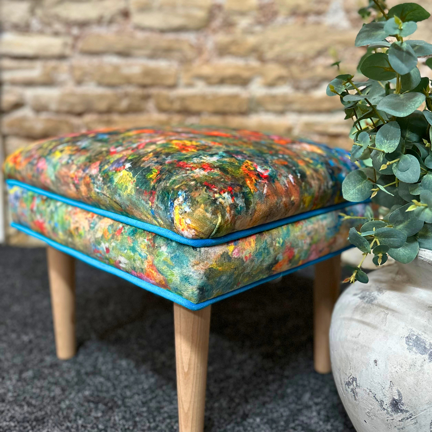 Renoir & Azure Footstool