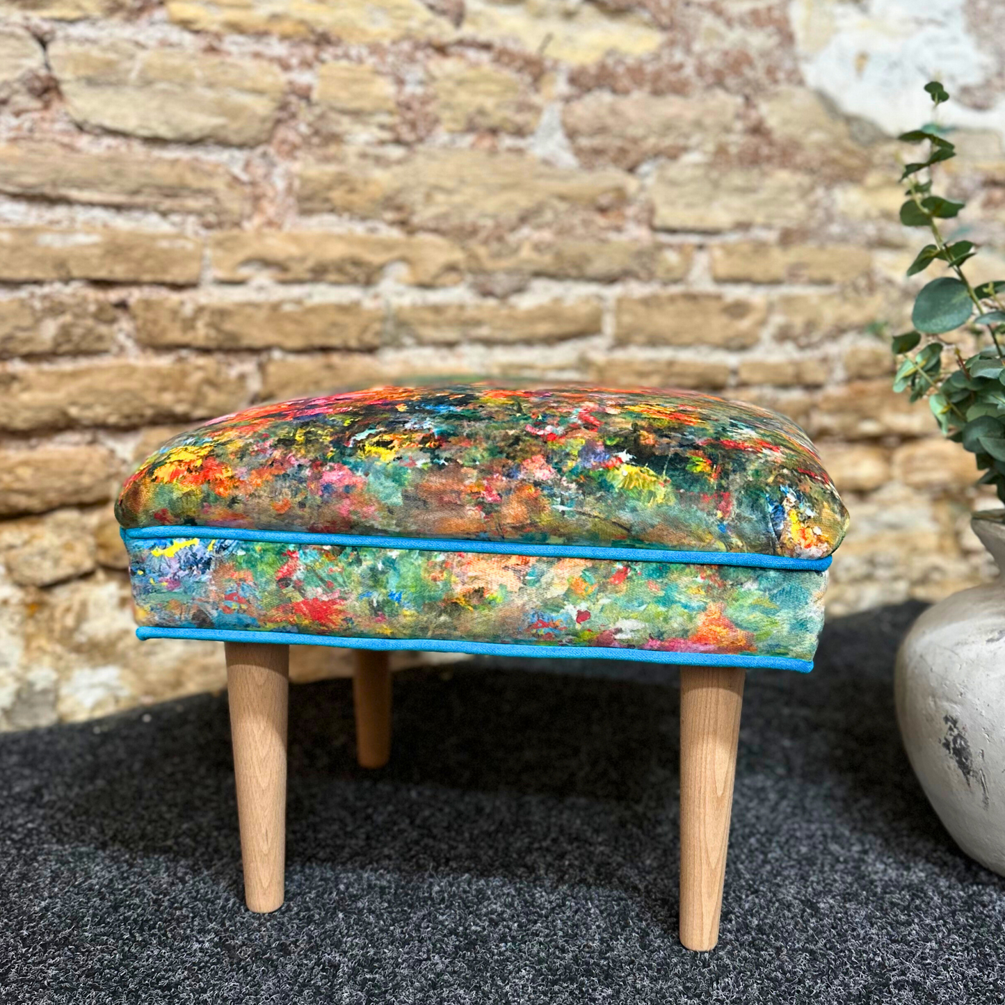 Renoir & Azure Footstool