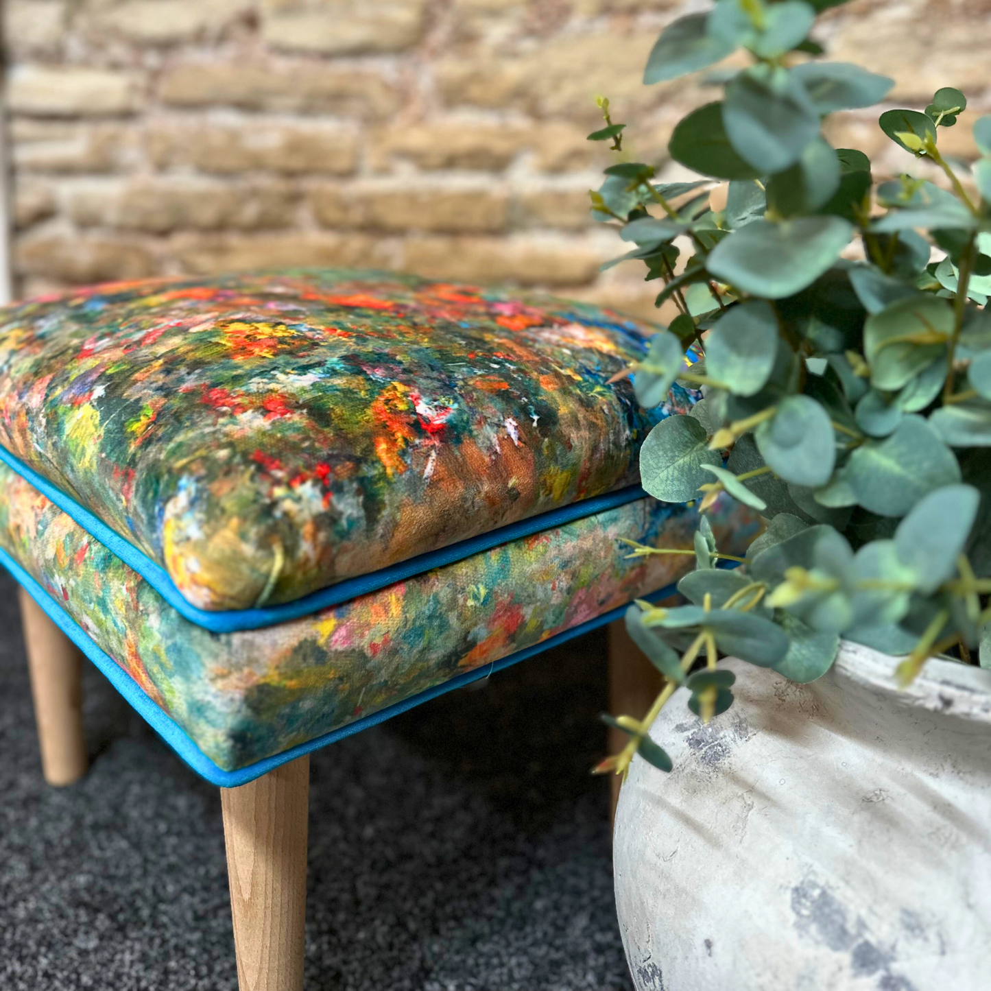 Renoir & Azure Footstool