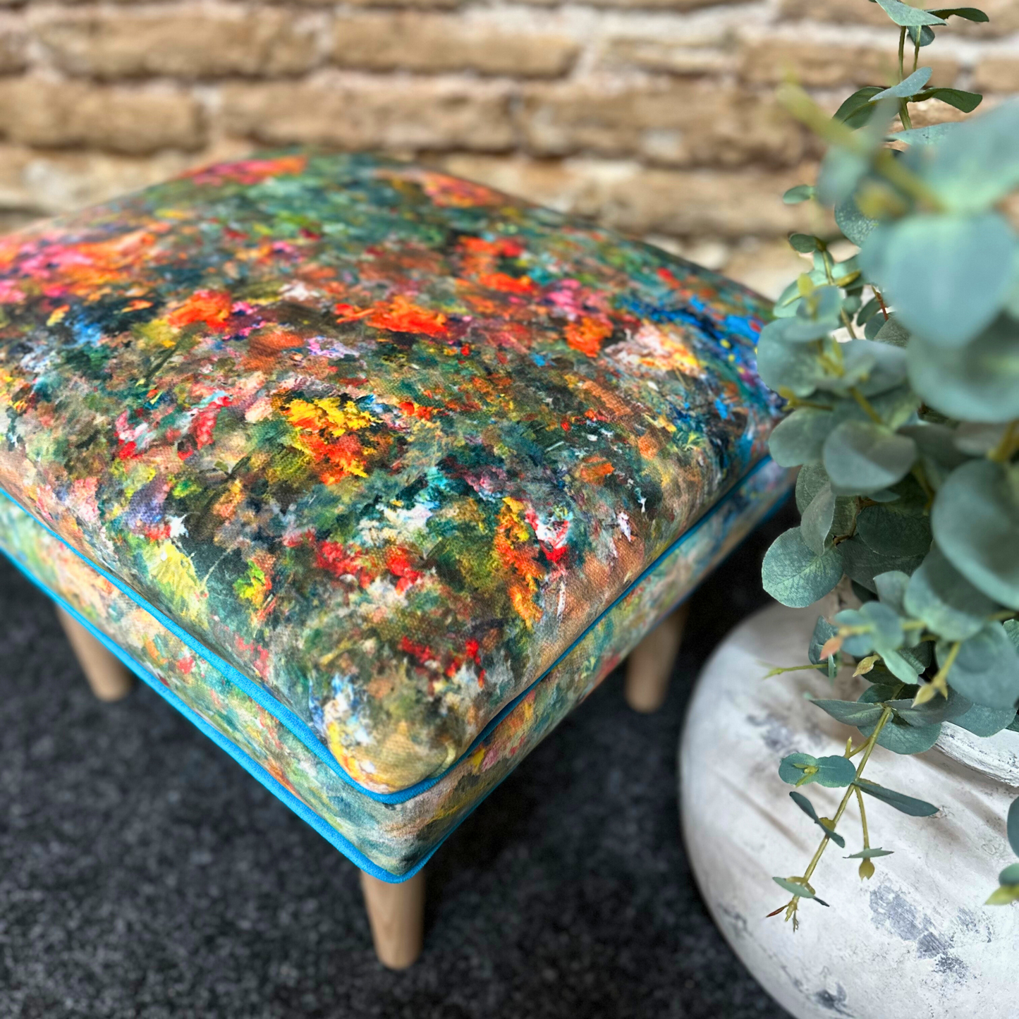 Renoir & Azure Footstool