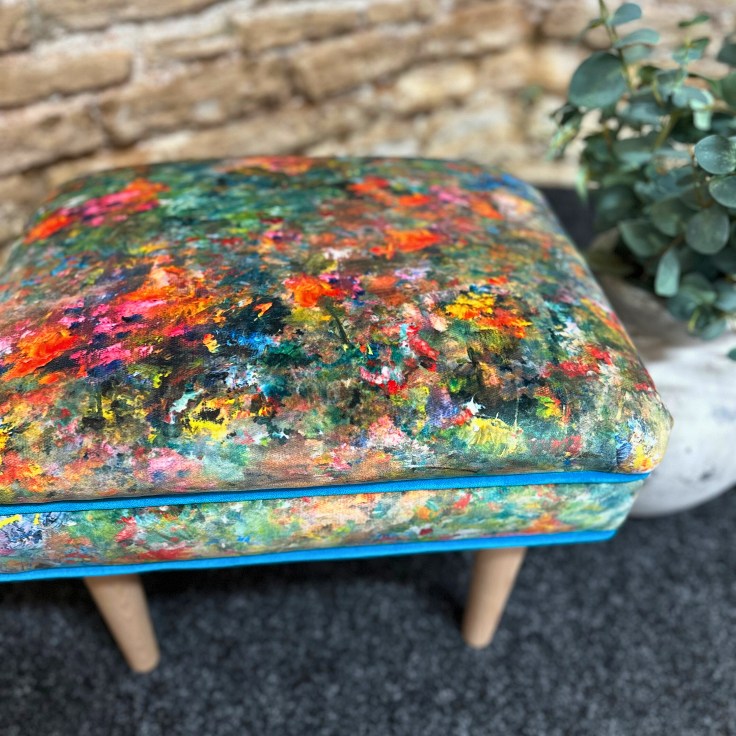 Renoir & Azure Footstool
