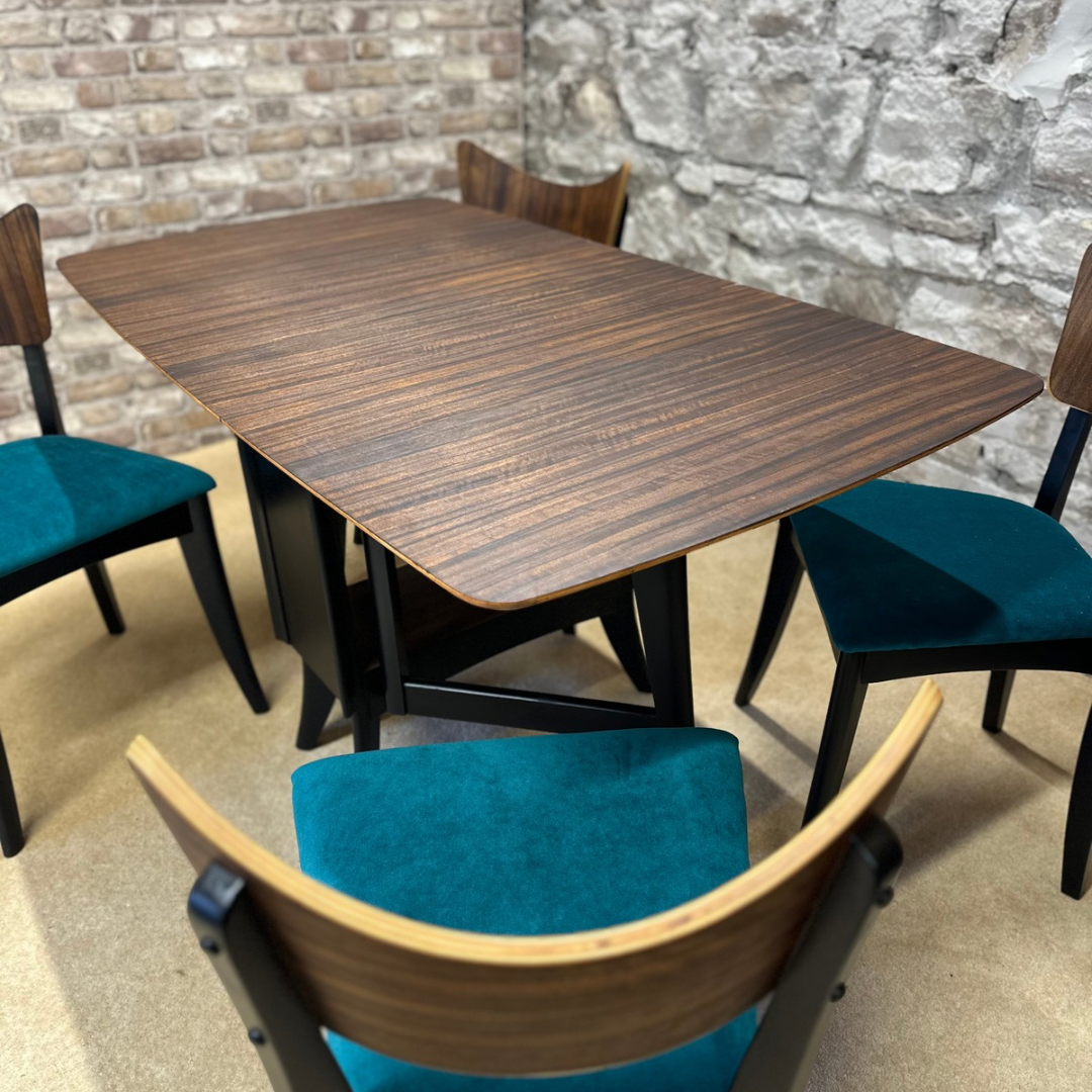 Drop-Leaf Dining Table & Chairs