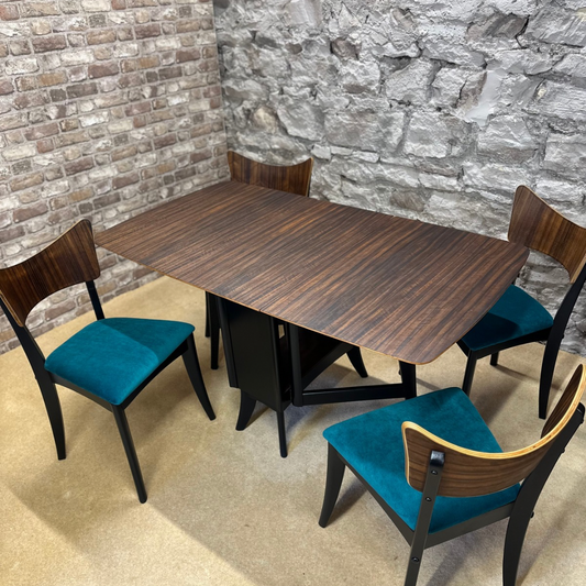 Drop-Leaf Dining Table & Chairs