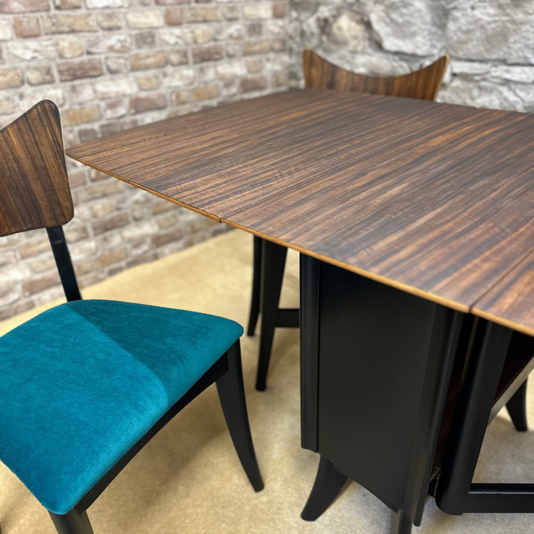 Drop-Leaf Dining Table & Chairs