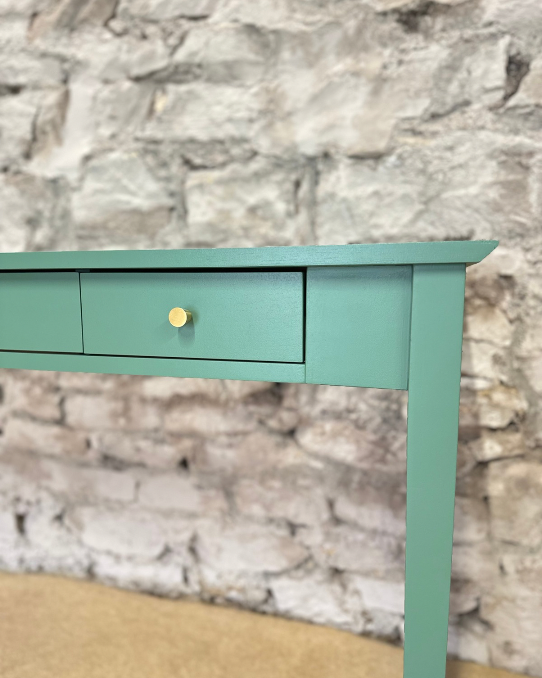 Green Table - Hallway Console Desk