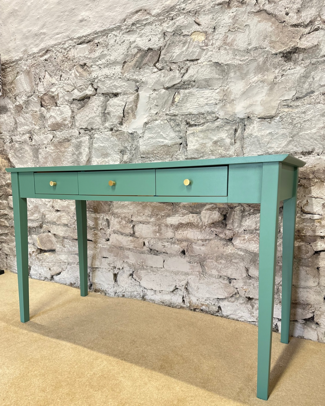 Green Table - Hallway Console Desk