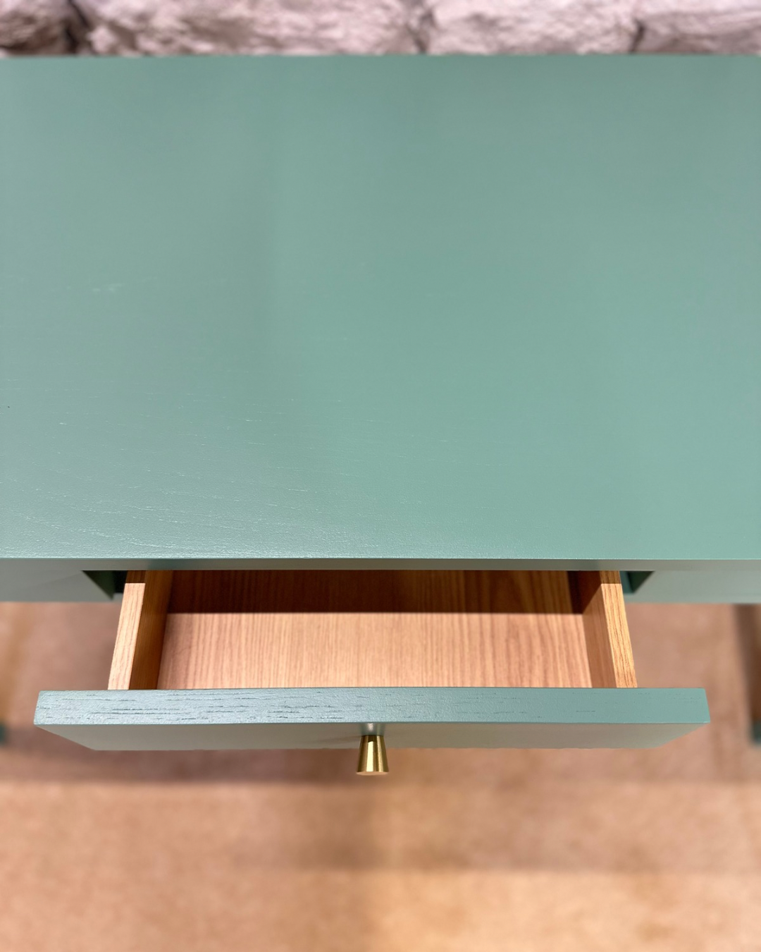 Green Table - Hallway Console Desk