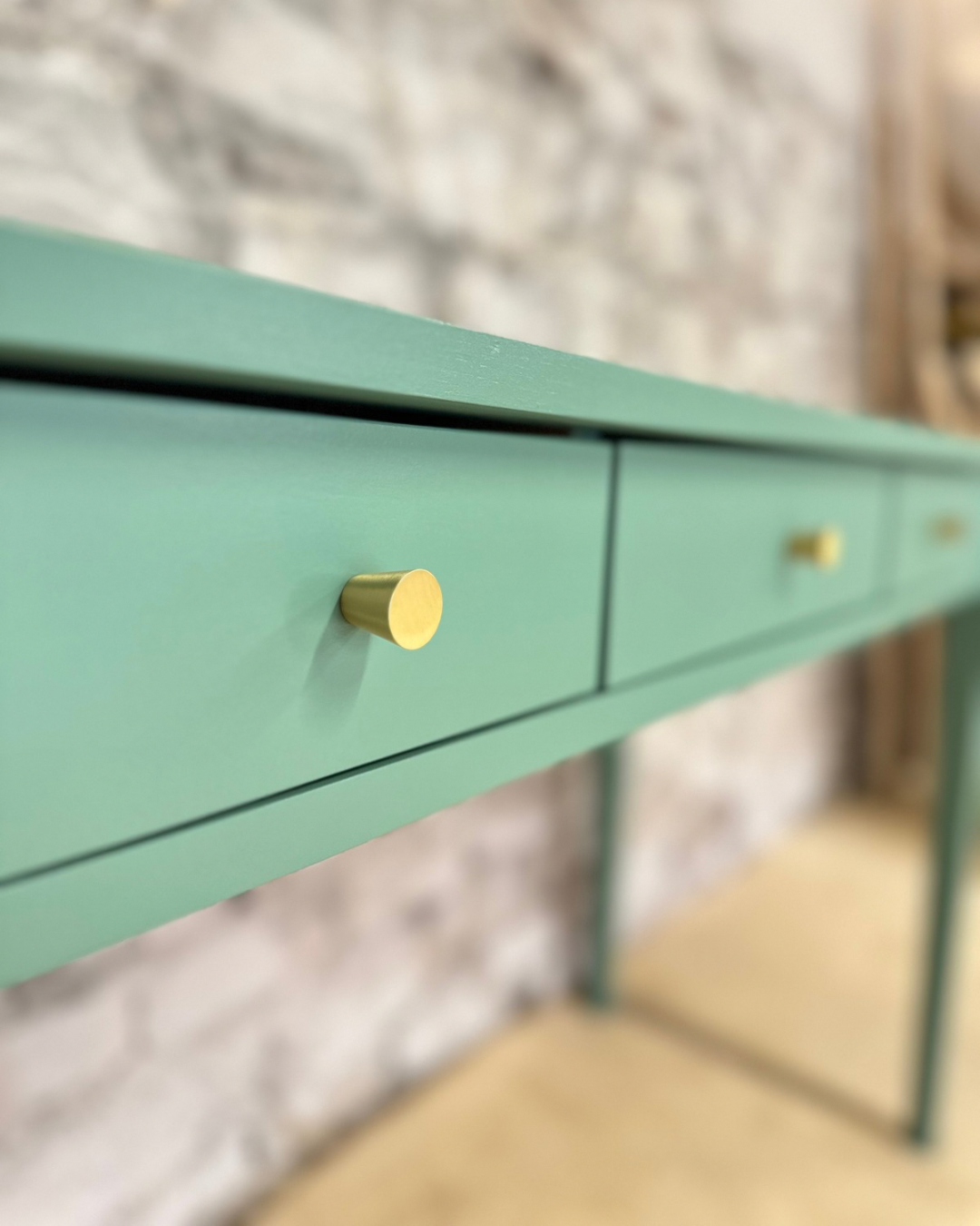 Green Table - Hallway Console Desk